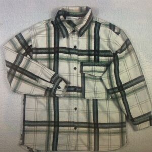 Plaid Button Down Kids Shirt